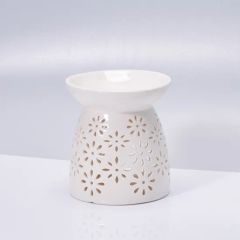 Little Flower Pattern Incense Smoke Furnace Aromatherapy Oil Diffuser for Home Scents - Image 3