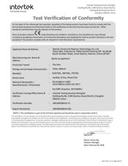 CE certificate from Xiamen Hi Hearing Technology Company Limited