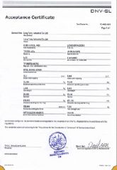 DNV GL certificate certificate from Tianjin LongTeng International Trade Co., Ltd.