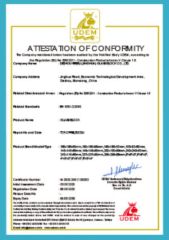 Our certificates certificate from Hilida (Shanghai) International Trading Co., Ltd.