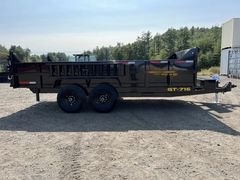 Dump trailers / 2024 Griffin Trailers 7×16 14K Telescopic Dump Trailer w/Ramps & Spare Tire Mount - Image 5