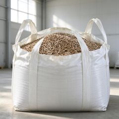 Natural Wood Pellet Fuel Big Bags for Efficient Combustion and Convenient Storage in Suitable Biomass Heating Systems - Image 1