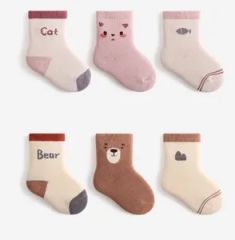 Cute Short Fashionable Cotton Custom Non-Slip Baby Socks Height Low Style Ankle Origin China Material Cotton Pattern - Image 4