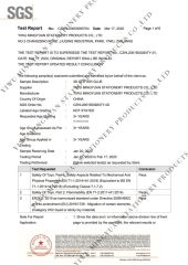 EN71 Certificate of Glue certificate from Yiwu Mingyuan Stationery Products Co., Ltd.