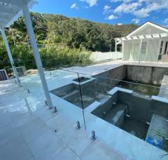 Temperd Glass Railing Glass Fence for Swimming Pool Stair HS Code 7308900 Trademark Rocky Model NO. AL-02 Specification - Image 6