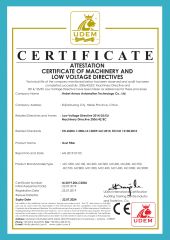 CE-dust filter certificate from Hebei Annuo Automation Technology Co., Ltd.