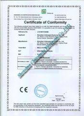 in 2010 The Latest Certificate About Infrared Barrier certificate from Shenzhen Chitongda Electronic Co., Ltd.