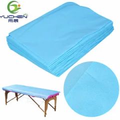 PE Film Laminated SMS/Hydrophilic PP Nonwoven Fabric Bed Sheet in Rolls/in Pieces for Hospital - Hefei YuChen Plastic Products Co., Ltd.