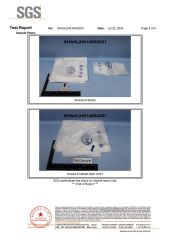 Report for Macro perforated shirt bag certificate from KAIPING FEILIYANG PACKING MATERIALS CO., LTD.