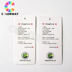 Recycled Paper Jeans Hang Tag Type Hang Shape Strip Size 4cm*9cm Material Paper Pattern Printed Model NO. DC-57 Origin - Image 5