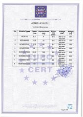 CE CERTIFICATE for BONDING as ATTACHMENT certificate from Dongsun Powder Processing Equipment Co., Ltd.