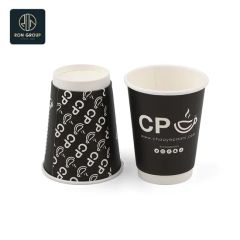 Customized Logo Printed Single Wall Coffee Cup Packaging Disposable Paper Cup - Image 3