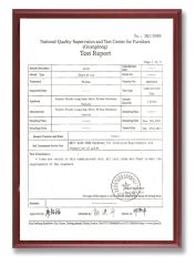 Drawer Slide Test Report 2 certificate from Guangdong Weihua Hengsen Industrial Ltd.