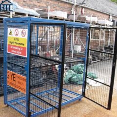Best Price Customized Safety Steel Mesh Cage Gas Bottle Storage Unit Cages - Image 4