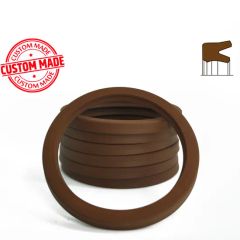 BS/T22/Ni300/T24/Ru/Ru3/Rug/Ruj/Zbr/Sil/K38 Rod Seal Ring Rubber FKM FPM Hydraulic Seal for Cylinder - Qingdao Carlock Sealing Technology Co., Ltd