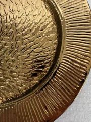 Elegant Round/Square Gilded Embossed Pattern Decorative Tableware with Wholesale Price - Image 4