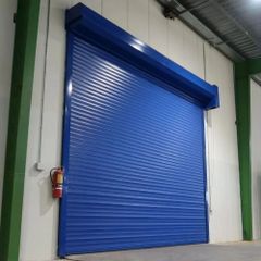 Manual Rolling Shutter with Mild Steel Hand Key Location nearby Material Mild Steel Country of Origin Made in India Surface Treatment Powder - Image 1