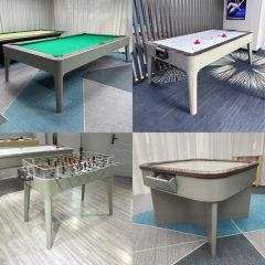 7FT Modern Multi-Game Billiard Pool Table Air Hockey Foosball Table - Image 3