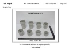 Product Inspection Report certificate from Shenzhen Hewang Silicone Product Co., Ltd.