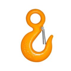 G80 Lifting Hook Rigging Us Eye Slip Hook with Safety Latch MOQ 100PCS Standard Us Trademark no Condition New Color - Image 2