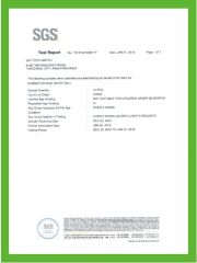 SGS certificate from Tianchang Wenyang Crafts Co., Ltd.