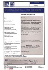 CB certificate of INSTACOOKA (FOSHAN) CO., LTD. – certificate photo, supplier certificates section