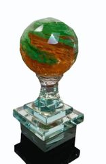 7 Inches Railing Glass Ball Shape Round Length 7 Inches Features Rust Proof Surface Finish Glossy Product Material - Image 3