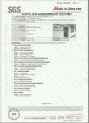 The Certificate of SGS certificate from Hangzhou Fuhan Garment Accessories Co., Ltd.