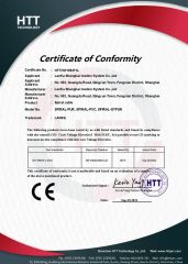 Ce certificate certificate from Lanka Industrial Automation (Shanghai) Co., Ltd.