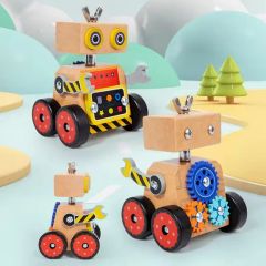 Children's Early Education Robot Building Block Set Screw Assembly Nuts Gears Disassembly Combination Educational Toy - Yiwu Cassue Trading Co., Ltd