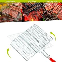 Factory Customization Disposable Round Barbecue Mesh BBQ Grill Grates Stainless Steel Barbecue Wire Mesh Multi-Function Cooking Grate for Outdoor Grill - Image 1