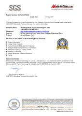 SGS certificate from Gansu Jinchuan ULAS Power Technology Co., Ltd.