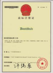 Trademark Certificate certificate from BestSub Technologies Co Limited
