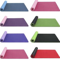 Eco Friendly 10mm Home Exercise Gym Workout Sports Non Slip Custom Fitness Branded TPE PU Yoga Mat - Image 5