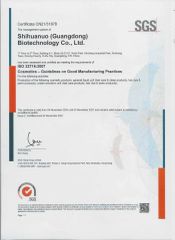 ISO22716+GMPC certificate from Guangzhou Kysiea Technology Co., Ltd.
