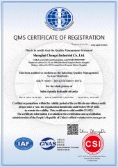 Certificate certificate from Shanghai Yiyuexi Mold Manufacturing Co., Ltd