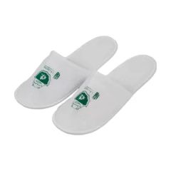 Padded Velvet and Canvas Hotel Slippers Structured Comfort - Image 2