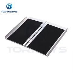 Multifunction Aluminum Folding Ramp Assembly Wheelchair Ramp Height 5cm Width 73cm Length 61cm Origin China Model NO. TSAR06 - Image 4
