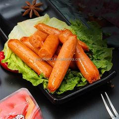 OEM Hot sale spicy sausage Meat snacks Chinese tradition black pepper flavor Crisp bone sausage hot dog - Image 5