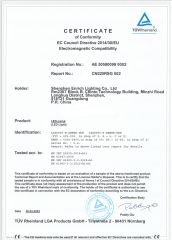CE-TUV certificate from Shenzhen Enrich Lighting Co., Ltd.