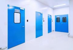 Clean Room Doors Seal Type Airtight Surface Texture Smooth Standard Compliance Iso Hygiene Feature Easy To Clean Safety Feature Interlock - Image 1
