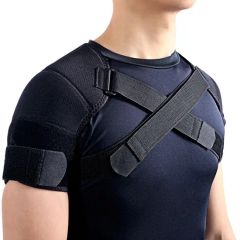 Customize Double Shoulder Support Brace Strap Wrap Neoprene Protector - Image 1