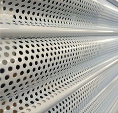 Aluminium Gi Perforated Rolling Shutter Material Aluminium Shutter Type SS/MS Surface Treatment Painted Control Components - Image 1
