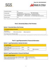 SGS certificate from GUANGZHOU BEAUTY COSMETICS CO., LIMITED