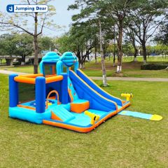 Top-Rated Fun Inflatable Water Slide with Big Pool & Water Guns - Image 4