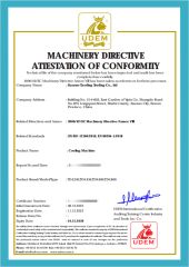 CE Certificate certificate from Jiaozuo Taoding Trading Co., Ltd