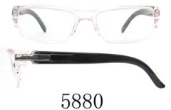 Cheap TR90 Design Optical Eyeglass Frame Brand OEM Style Casual Lens Demo Lens Model NO. 5860 HS Code 90041000 Frame Color Black - Image 3