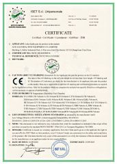 CE certificate from Shenzhen Xinfan Technology Co., Ltd.