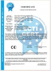 CE certificate from Botou Xianfa Roll Forming Machine Factory