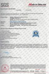 SGS Certificates certificate from Qingdao Ruigang Steel Structure Co., Ltd.